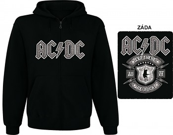 AC/DC - mikina s kapucí a zipem