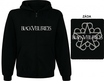 Black Veil Brides - mikina s kapucí a zipem