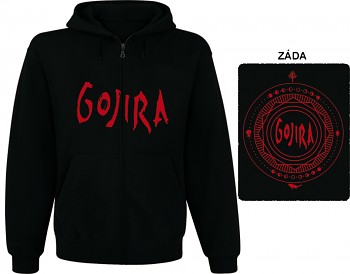 Gojira - mikina s kapucí a zipem