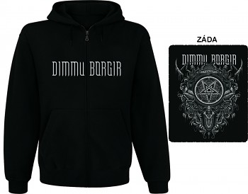 Dimmu Borgir - mikina s kapucí a zipem