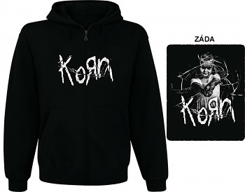 Korn - mikina s kapucí a zipem