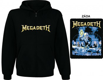 Megadeth - mikina s kapucí a zipem