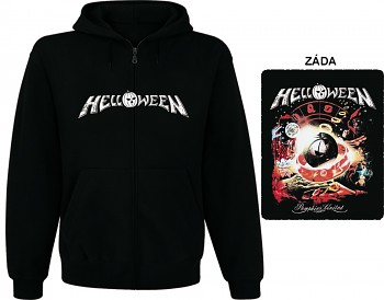 Helloween - mikina s kapucí a zipem