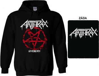 Anthrax - mikina s kapucí