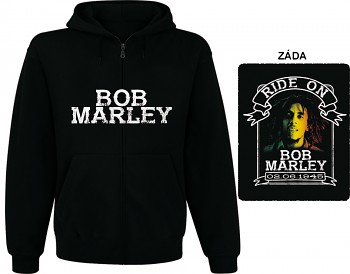 Bob Marley - mikina s kapucí a zipem