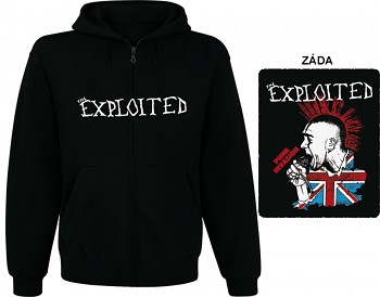 Exploited - mikina s kapucí a zipem