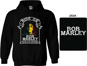 Bob Marley - mikina s kapucí