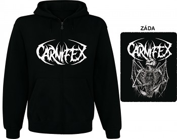 Carnifex - mikina s kapucí a zipem