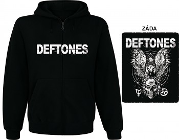 Deftones - mikina s kapucí a zipem