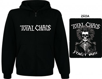 Total Chaos - mikina s kapucí a zipem