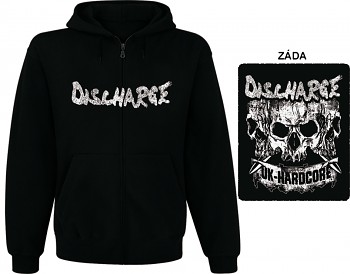 Discharge - mikina s kapucí a zipem