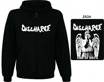 Discharge - mikina s kapucí a zipem