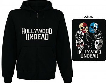 Hollywood Undead - mikina s kapucí a zipem