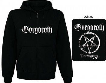 Gorgoroth - mikina s kapucí a zipem