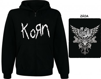 Korn - mikina s kapucí a zipem