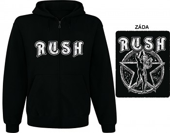 Rush - mikina s kapucí a zipem