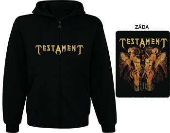 Testament - mikina s kapucí a zipem