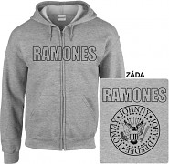 Ramones - mikina s kapucí a zipem