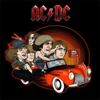 AC/DC - 666 Hell - polštář