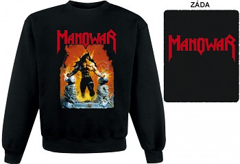 Manowar - mikina bez kapuce
