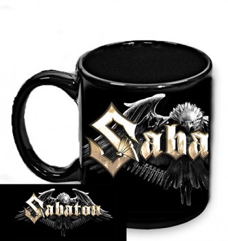 Sabaton - hrnek černý - a