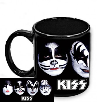 Kiss - hrnek černý - c