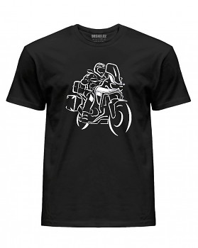Motorkářské  - pánské triko jednostranné