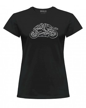Motorkářské  –  dámské triko jednostranné