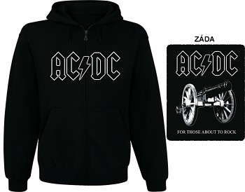 AC/DC - mikina s kapucí a zipem