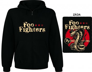 Foo Fighters - mikina s kapucí a zipem