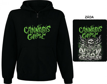 Cannabis Corpse - mikina s kapucí a zipem