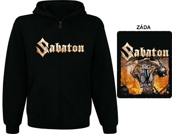 Sabaton - mikina s kapucí a zipem