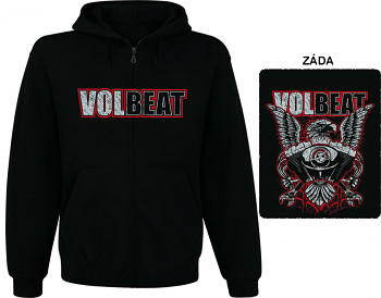 Volbeat - mikina s kapucí a zipem