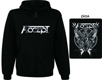 Accept - mikina s kapucí a zipem