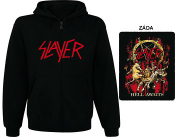 Slayer - mikina s kapucí a zipem
