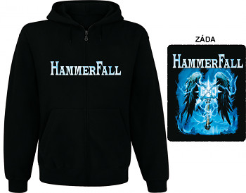 Hammerfall - mikina s kapucí a zipem