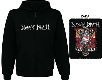 Napalm Death - mikina s kapucí a zipem