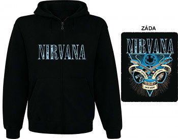 Nirvana - mikina s kapucí a zipem