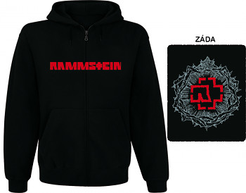 Rammstein - mikina s kapucí a zipem
