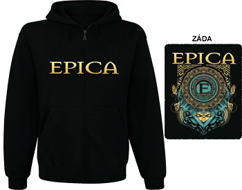 Epica - mikina s kapucí a zipem
