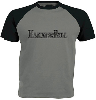 Hammerfall - šedočerné triko
