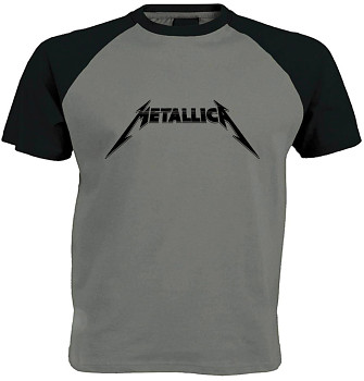 Metallica - šedočerné triko