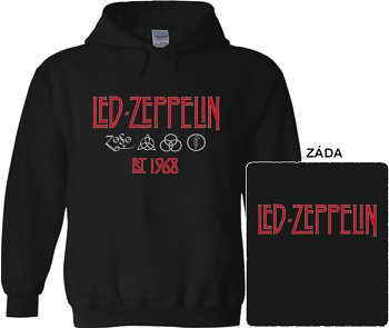 Led Zeppelin - mikina s kapucí