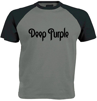 Deep Purple - šedočerné triko
