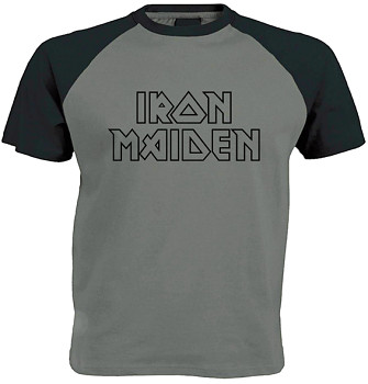 Iron Maiden - šedočerné triko