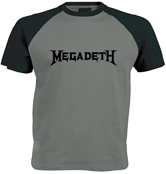 Megadeth - šedočerné triko