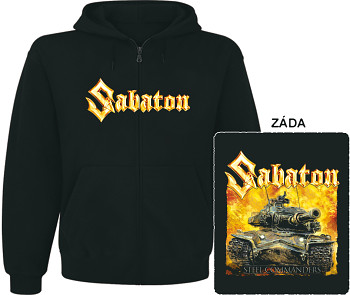 Sabaton - mikina s kapucí a zipem