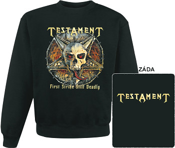 Testament - mikina bez kapuce