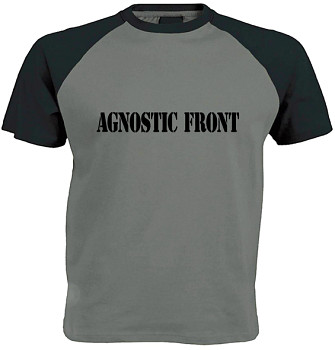 Agnostic Front - šedočerné triko