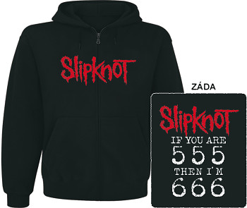 Slipknot - mikina s kapucí a zipem